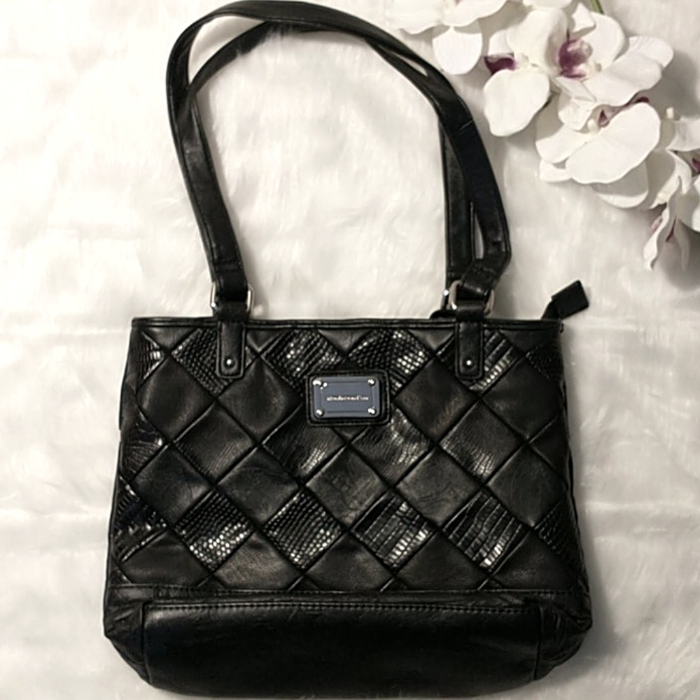 Quilted leather Stone Mountain purse